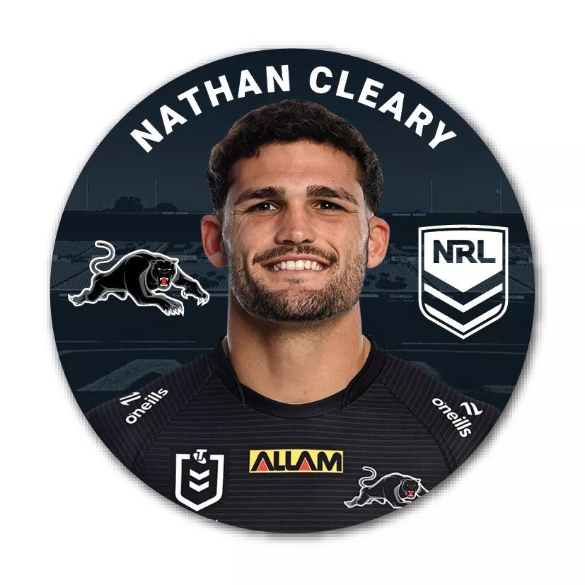 New In Store NRL Penrith Panthers Player Nathan Cleary Badge