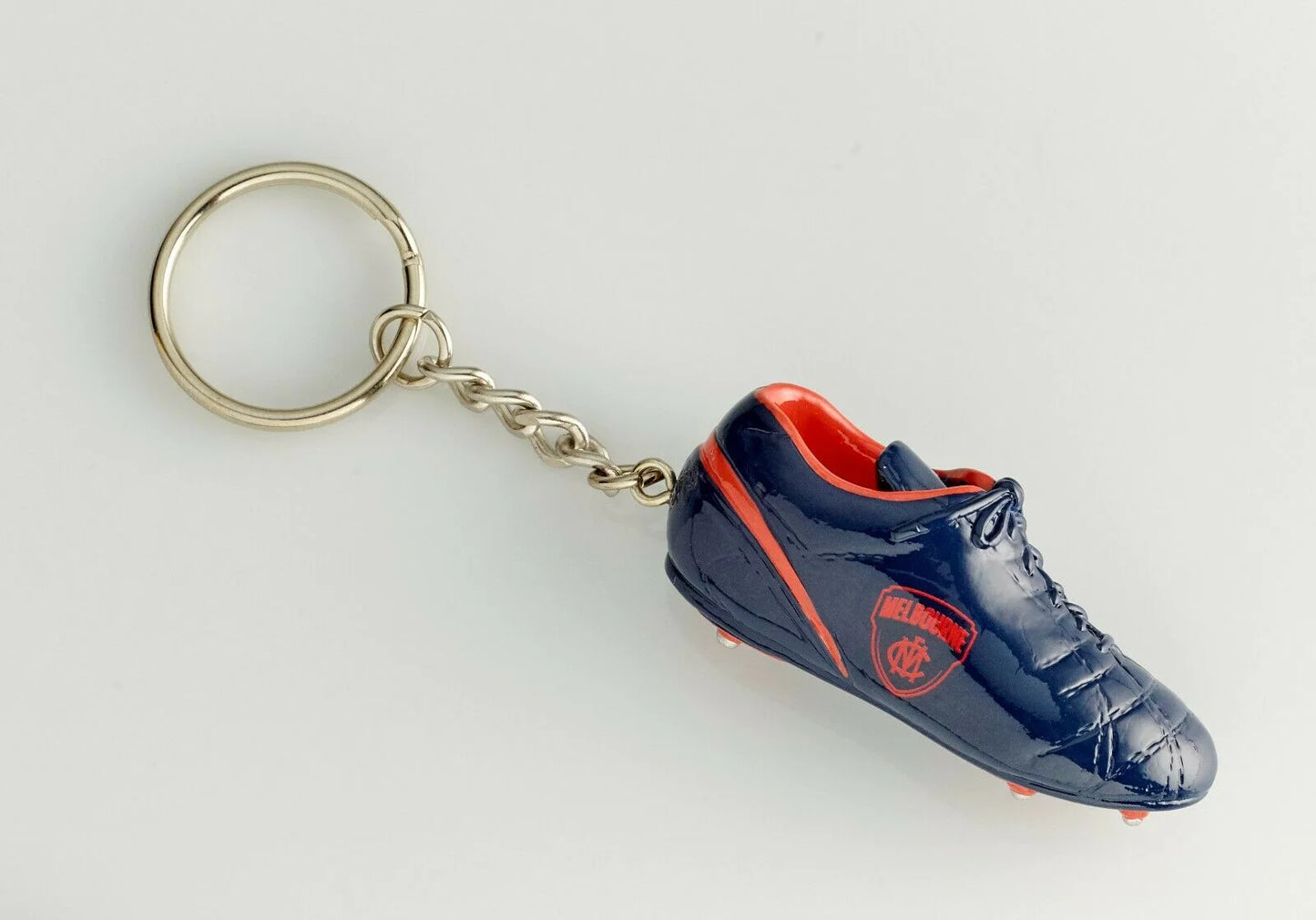 Melbourne Demons AFL Team Logo Replica Boot Keyring