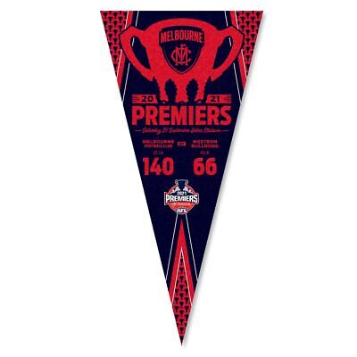 STOCKTAKE SALE            2021 AFL Melbourne Demons Premiership Pennant