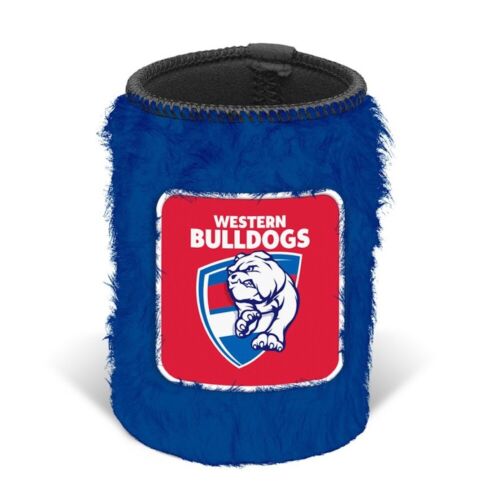 Western Bulldogs Fluffy Can Cooler