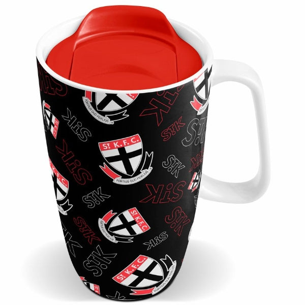 St Kilda Saints Ceramic Travel Mug with Handle