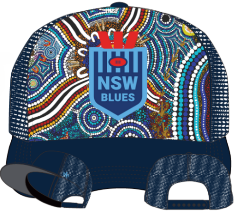 STOCKTAKE SALE           NSW Blues 2024 Indigenous Navy Valin Cap