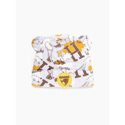 Hawthorn Hawks Baby Cloud Beanie