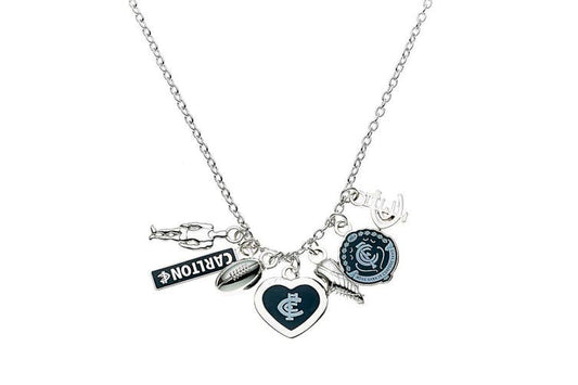 Carlton Blues Charm Pendant Necklace Team Logo Pendants Jewellery