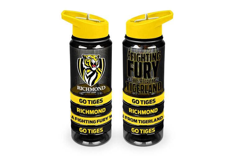 Richmond Tigers Tritan Drink Bottle with Wrist Bands