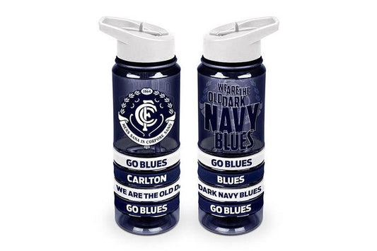 Carlton Blues Tritan Drink Bottle with Wrist Bands