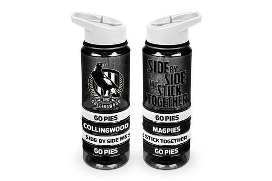 Collingwood Magpies Tritan Drink Bottle with Wrist Bands