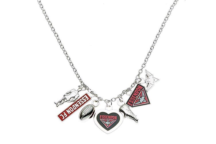 Essendon Bombers Charm Pendant Necklace Team Logo Pendants Jewellery