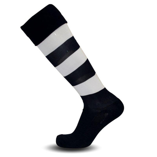 Black & White Football Socks