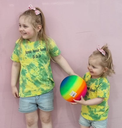 Tie Die Tee Infant (Aussie Aussie Aussie)