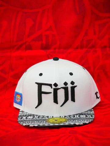 Fiji Snapback White & Black