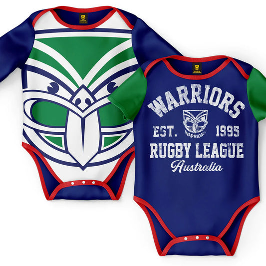 Warriors NRL 2pc Bodysuit Gift Set