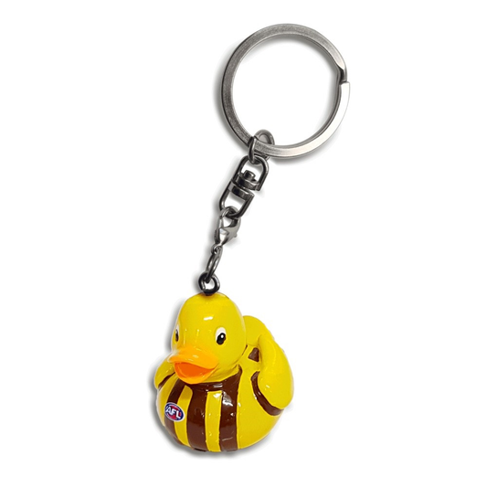 Hawthorn Hawks Official AFL Duck Novelty Keyring