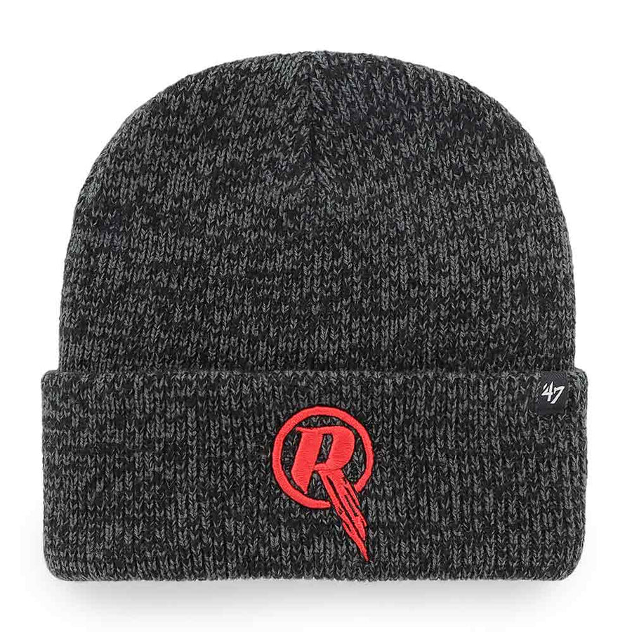 Melbourne Renegades Black '47 Cuff Knit Beanie