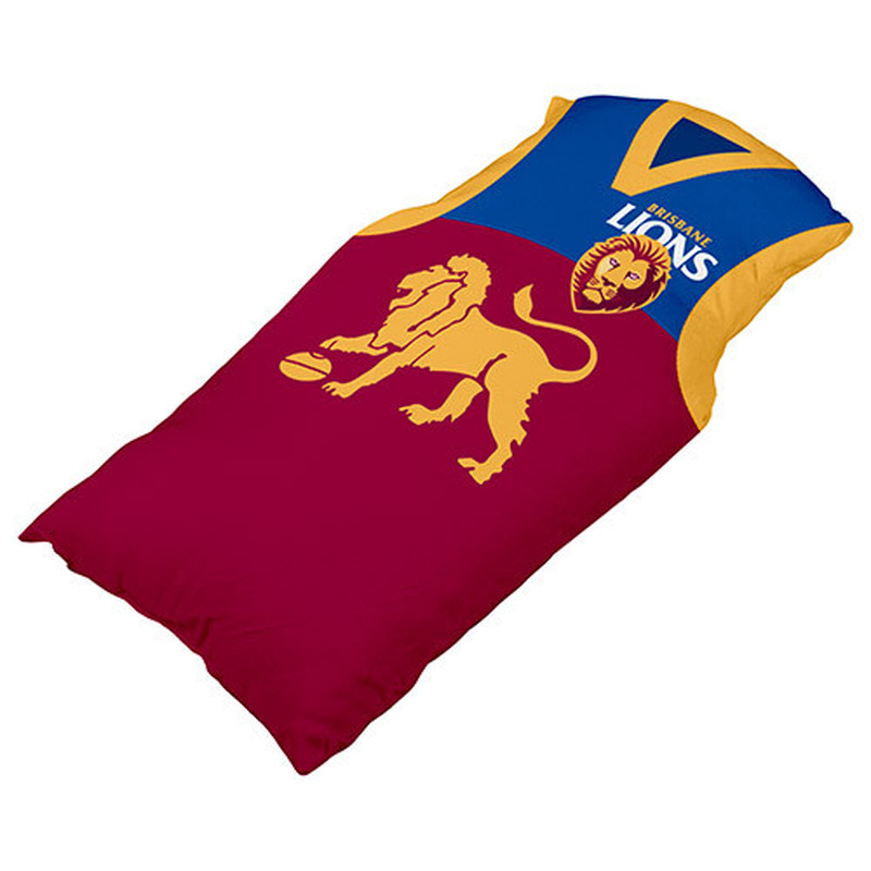 Brisbane Lions Guernsey Pillow Cushion