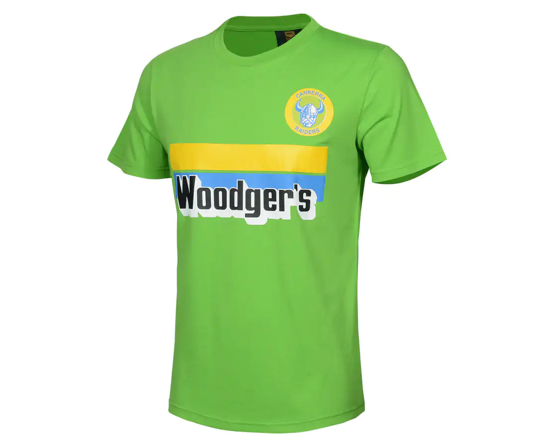 Canberra Raiders ARL NRL Classic Retro Woodger's T Shirt 