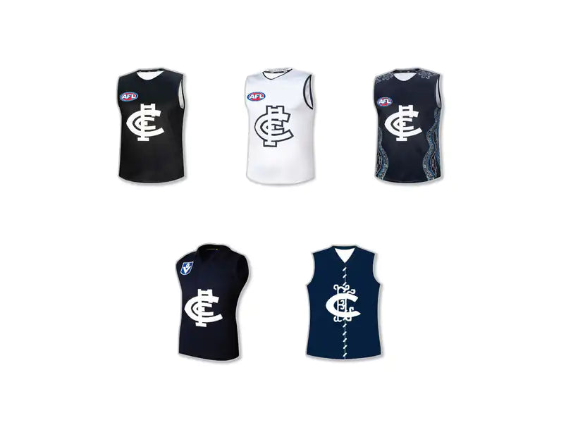 Carlton Blues Guernsey Pin Set