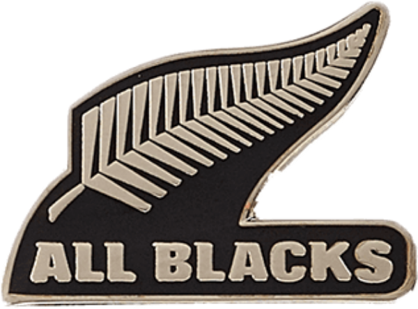 All blacks logo pin