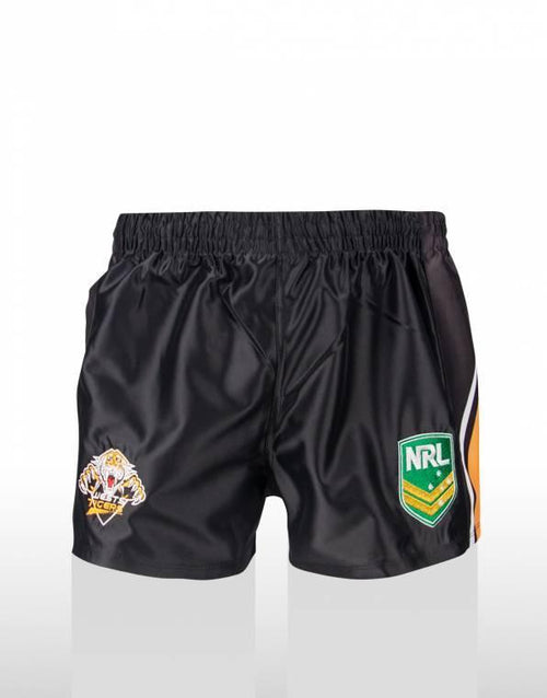 West Tigers Youth Home Supporter Rugby Shorts. 