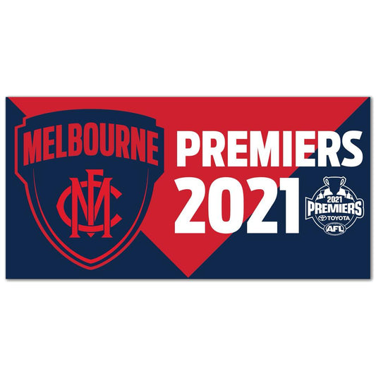 Melbourne Demons 2021 Premiers Flagpole Flag (doesn't include pole) 90cm X 180cm