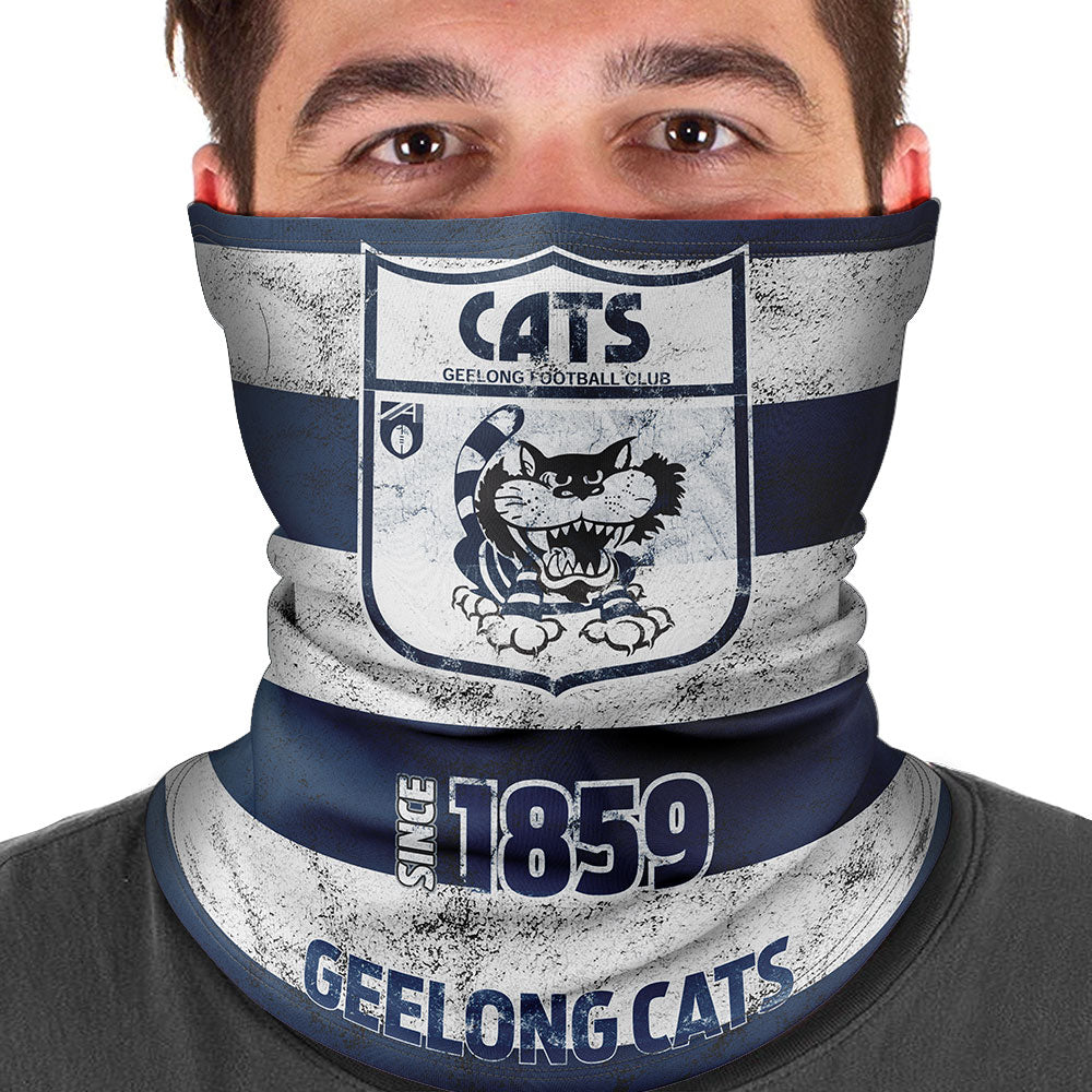 Geelong Cats multi-purpose bandanna