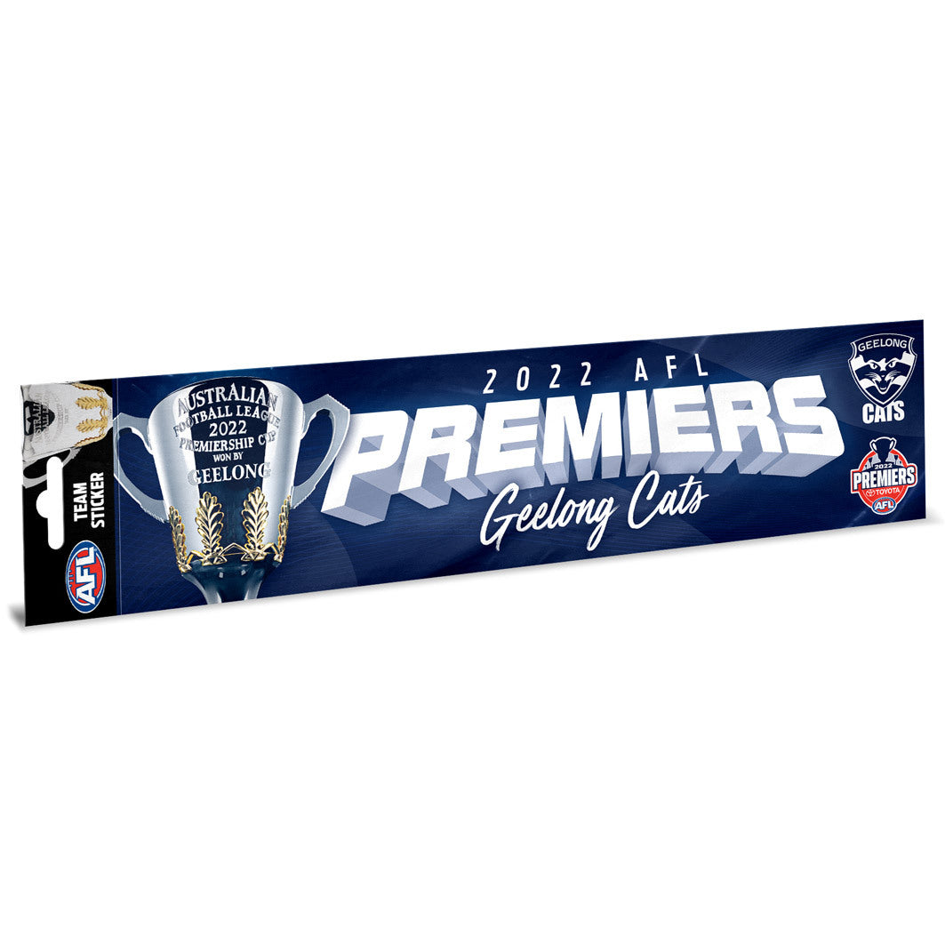 2022 Geelong Cats Premiers Bumper Sticker