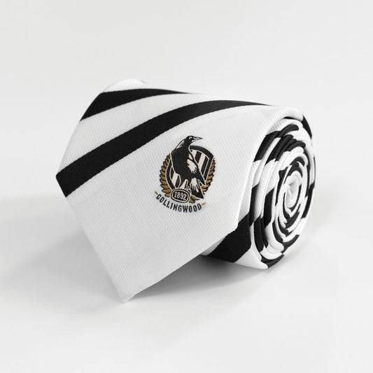 Collingwood Magpies Stripe Tie