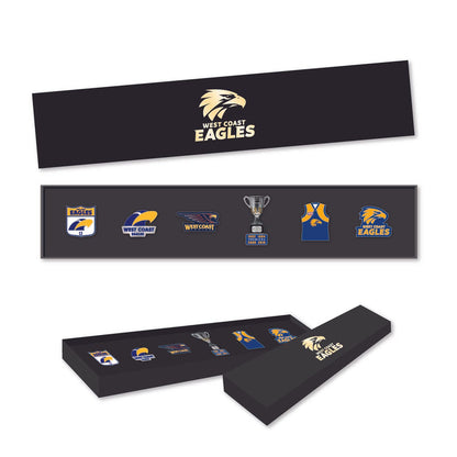 West Coast Eagles Logo Pin Set