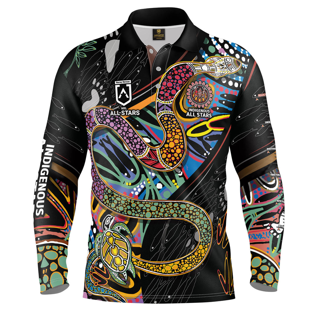 SALE SALE SALE  Indigenous All Stars 2022 Fishing Shirt - Youth