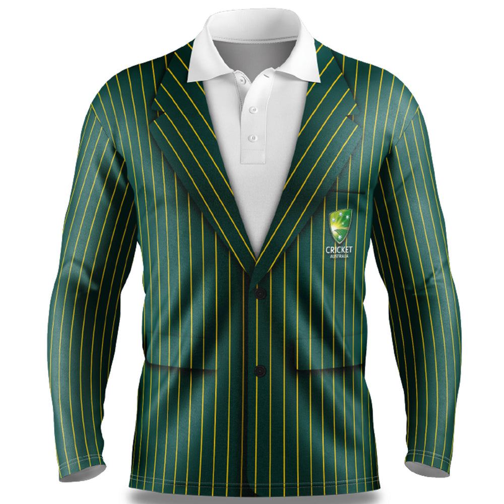 Cricket Australia Blazer LS Sun Shirt