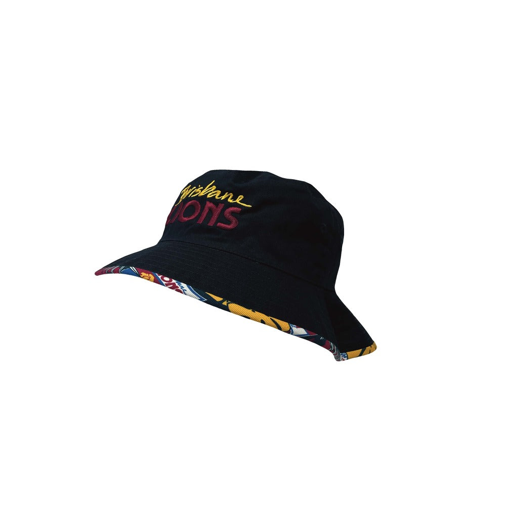 Brisbane Lions Tropical Reversible Bucket Hat