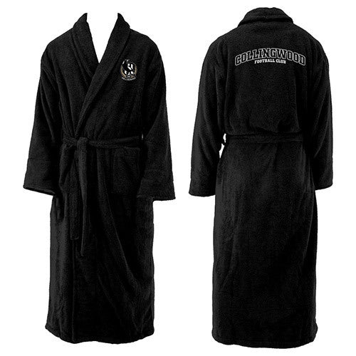 Collingwood Magpies Adult Dressing Gown Robe