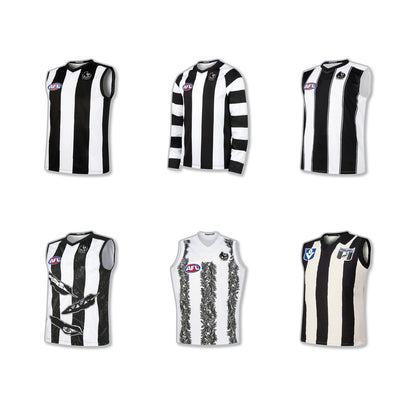 Collingwood Magpies Guernsey Pin Set