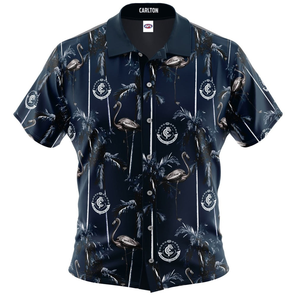 Carlton Blues Hawaiian shirt Dark Blue