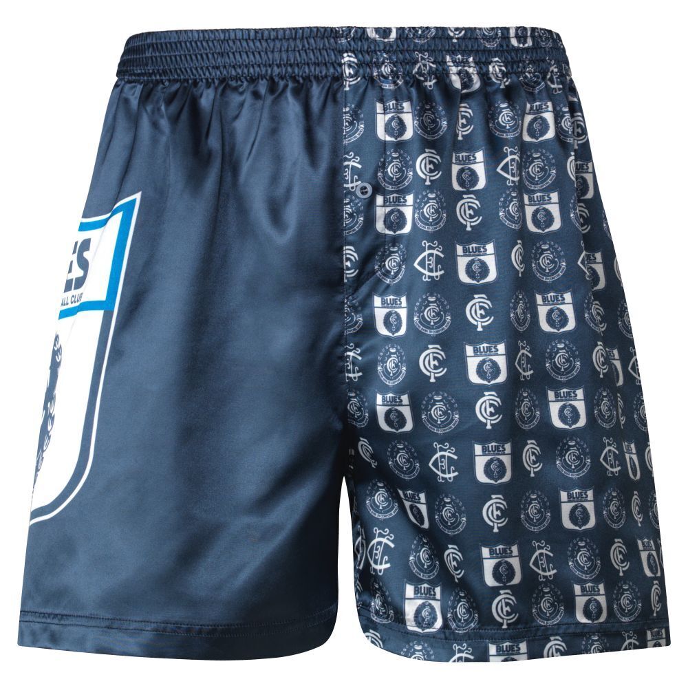 Carlton Blues Men's Satin Boxer Shorts