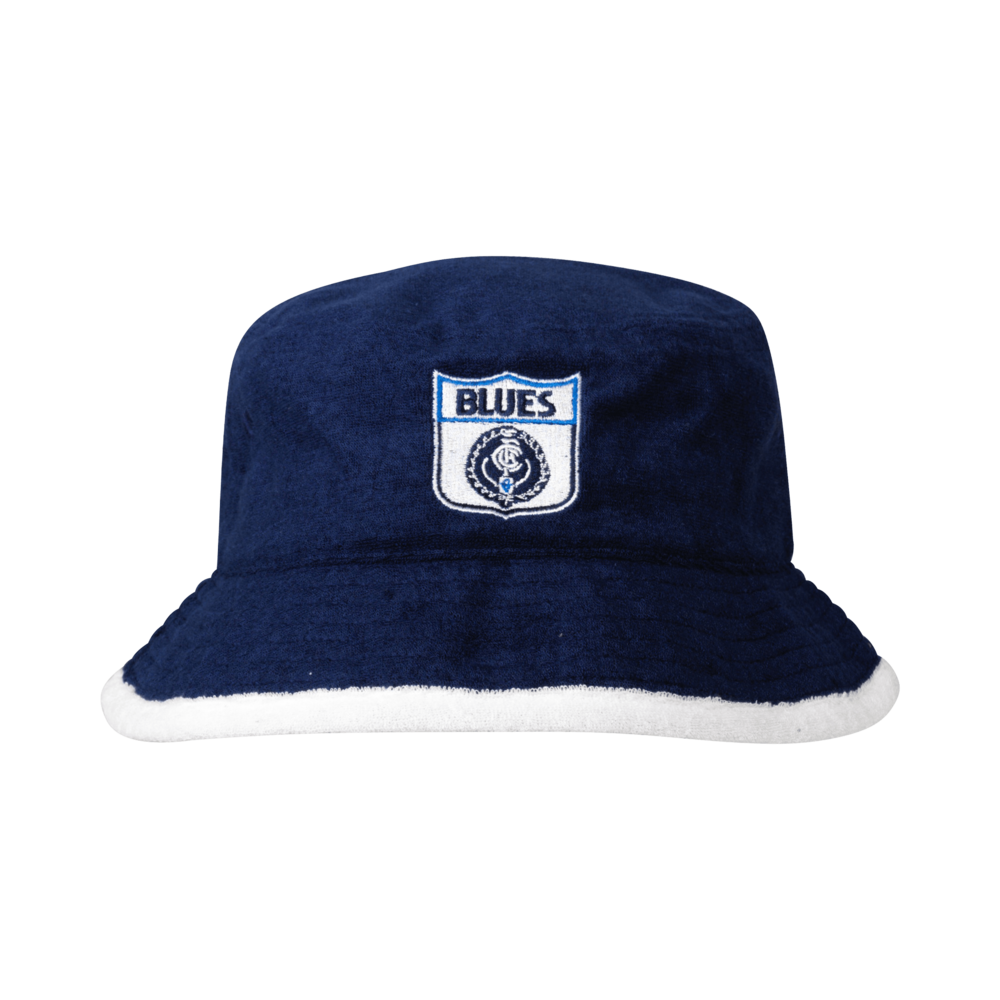 Carlton Blues Terry Towelling Bucket Hat