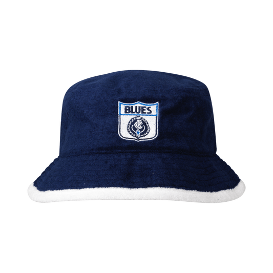 Carlton Blues Terry Towelling Bucket Hat