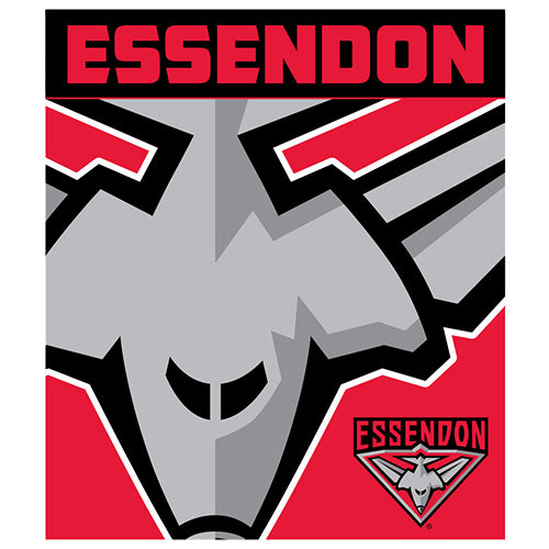 Essendon Bombers Polar Fleece Throw Rug