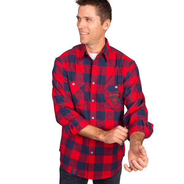 SALE SALE SALE    Melbourne Demons Mens Flannelette Shirt