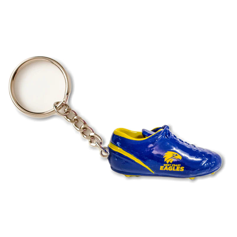 West Coast Eagles AFL Team Logo Replica Boot Keyring