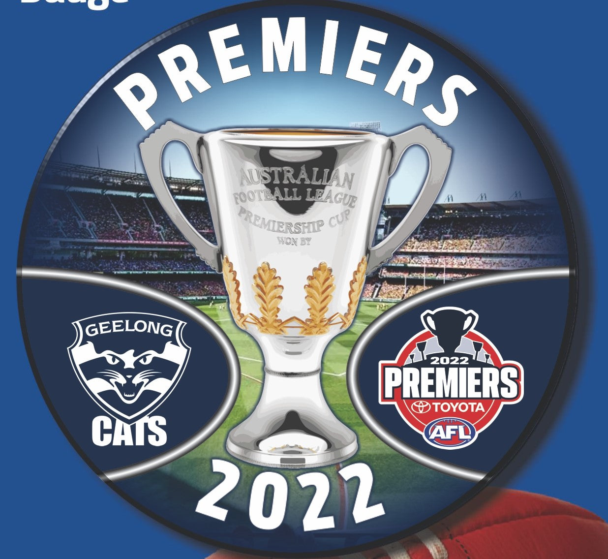 2022 AFL Premiership Geelong Cats Badge