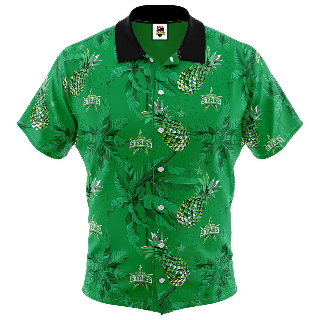 STOCKTAKE SALE  Melbourne Stars BBL Hawaiian Men"s shirt