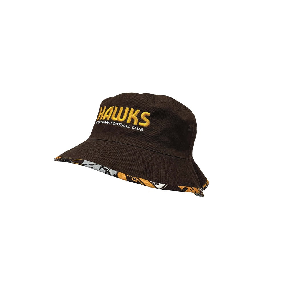 Hawthorn Hawks Tropical Reversible Bucket Hat