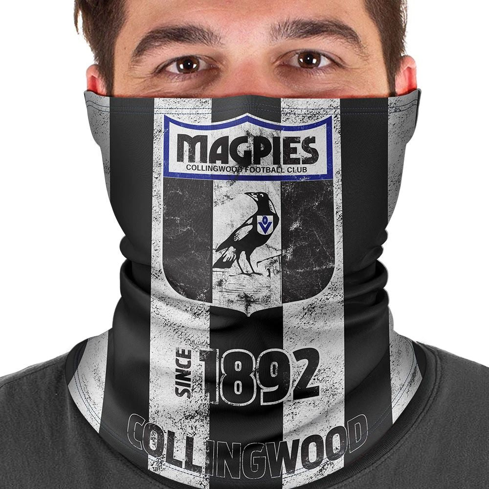 Collingwood Magpies multi-purpose bandanna