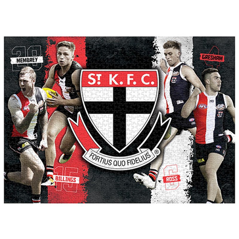 St Kilda Saints 4 Player Logo Jigsaw Puzzle