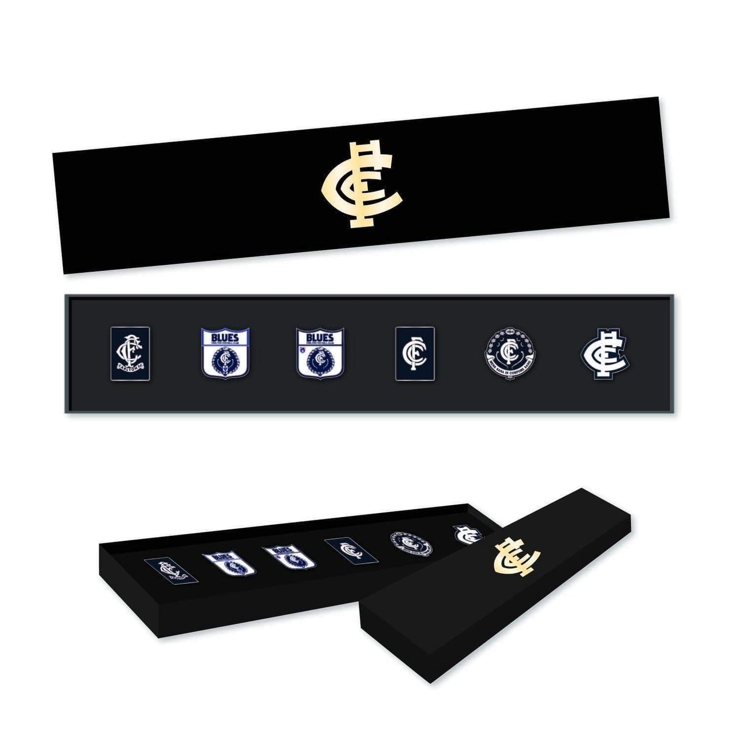 Cartlon Blues Logo Pin Set