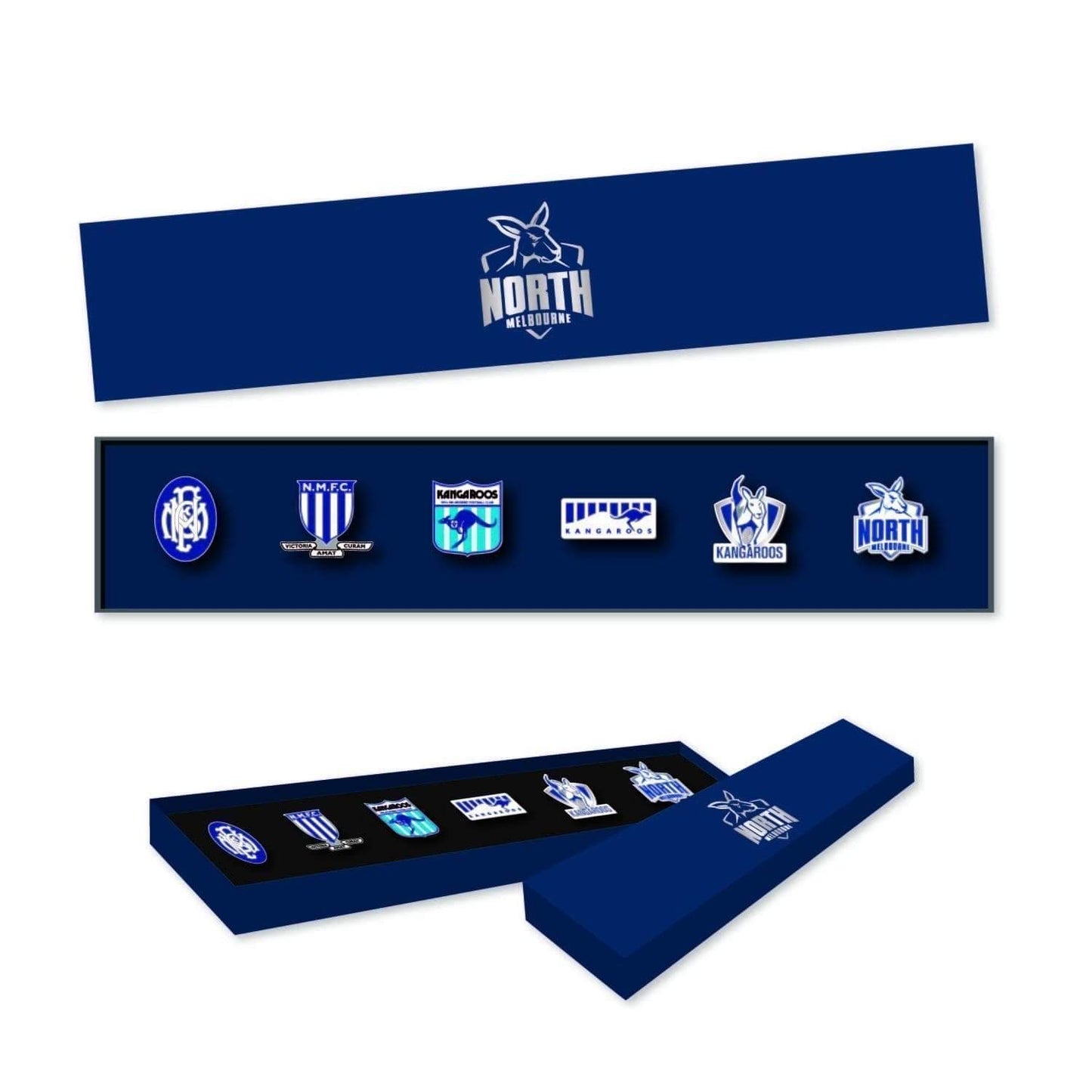 North Melbourne Kangaroos Logo Pin Set