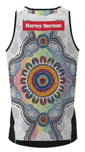 Indigenous All Stars 2023 Training Singlet. Men's