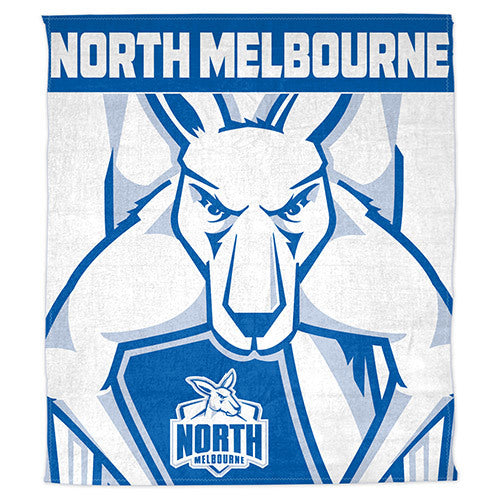 Nth Melbourne Kangaroos Polar Fleece Throw Rug