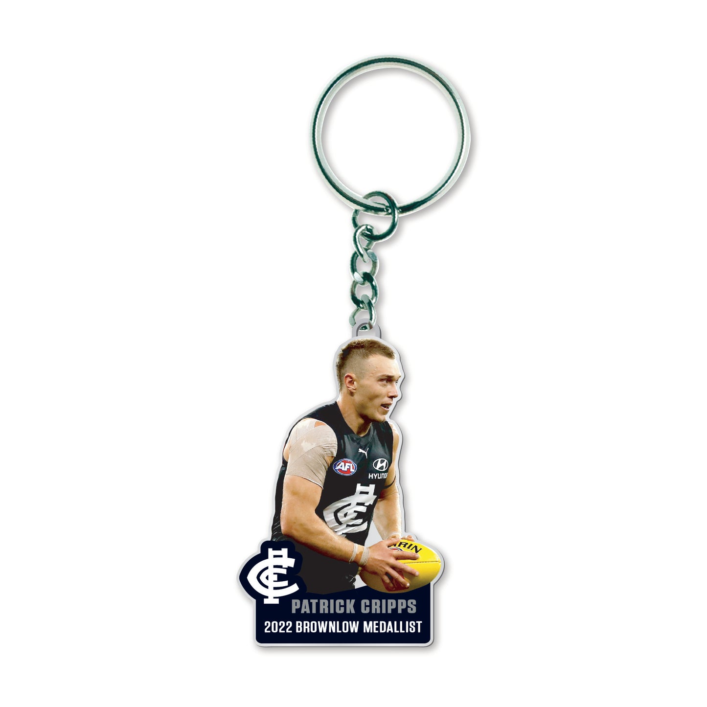 Patrick Cripps 2022 Brownlow Keyring